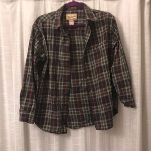 Black and red flannel